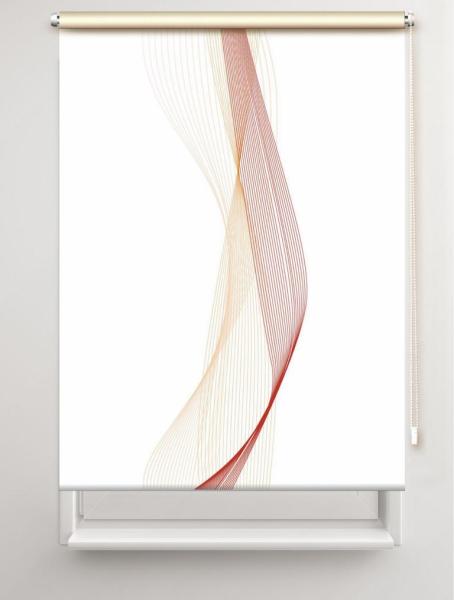 Rollo Stream two Pfeffer , Rollo, Motivrollo, Rollo mit Druck, Fotorollo, bedrucktes Rollo, Fensterrollo,verdunkelndes Rollo, Sonnenschutz Rollo